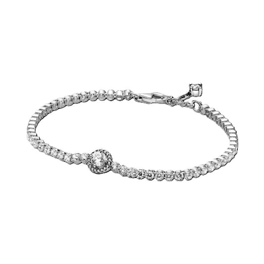 PANDORA JEWELS Mod. SPARKLING HALO TENNIS - Size 18-0