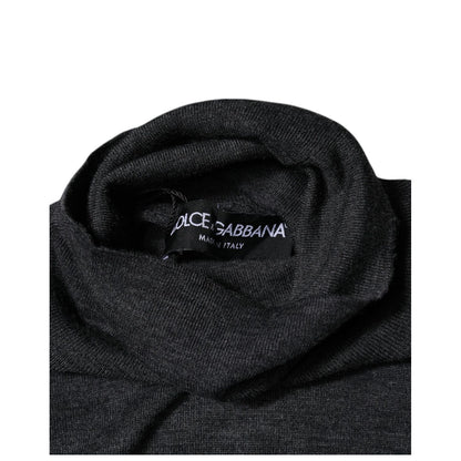 Dolce & Gabbana Gray Wool Knit Turtleneck Pullover Sweater 1728,67345645728,Clothing,Dolce & Gabbana,Gray,IT44 | XS,IT46 | S,IT48 | M,IT50 | L,Material: 100% Virgin Wool,Men,Men - Clothing,New with tags,Sweaters - Clothing,Sweaters - Men - Clothing,Turtle