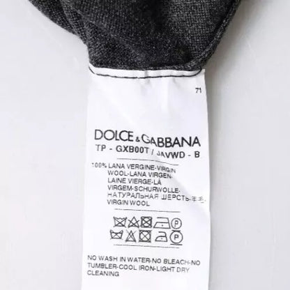 Dolce & Gabbana Gray Wool Knit Turtleneck Pullover Sweater 1728,67345645728,Clothing,Dolce & Gabbana,Gray,IT44 | XS,IT46 | S,IT48 | M,IT50 | L,Material: 100% Virgin Wool,Men,Men - Clothing,New with tags,Sweaters - Clothing,Sweaters - Men - Clothing,Turtle