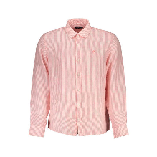 North Sails Pink Linen Shirt North Sails