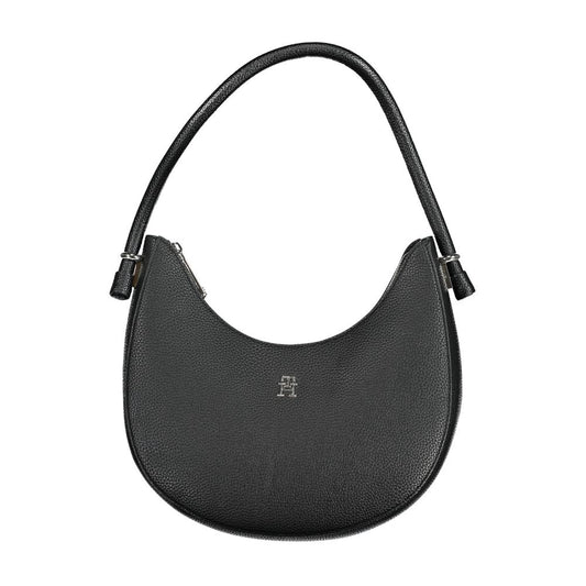 Tommy Hilfiger Black Polyethylene Handbag Tommy Hilfiger