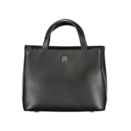 Tommy Hilfiger Black Polyester Handbag Tommy Hilfiger