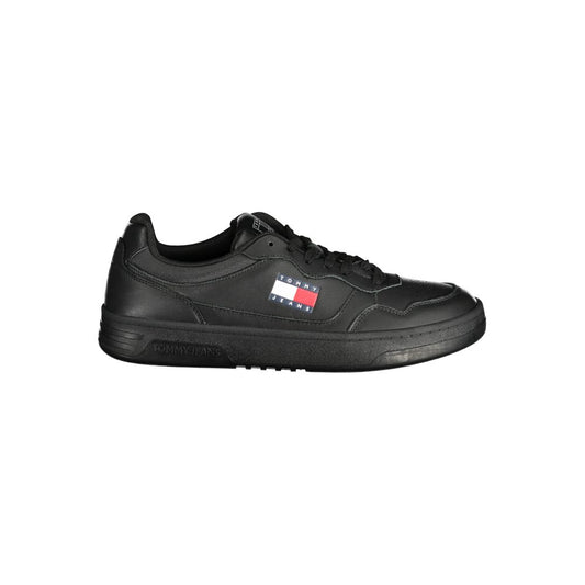 Tommy Hilfiger Black Polyethylene Men Sneaker Tommy Hilfiger