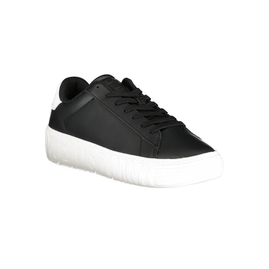 Tommy Hilfiger Black Polyethylene Men Sneaker Tommy Hilfiger