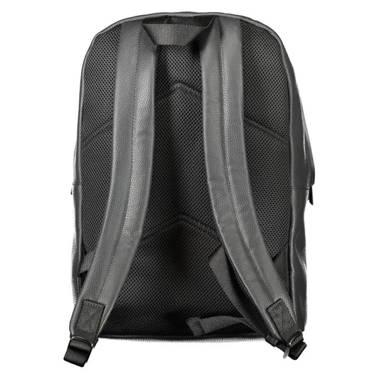 Calvin Klein Black Polyester Men Backpack