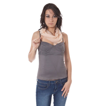 John Galliano Grigio Acetato Women Intimate Top