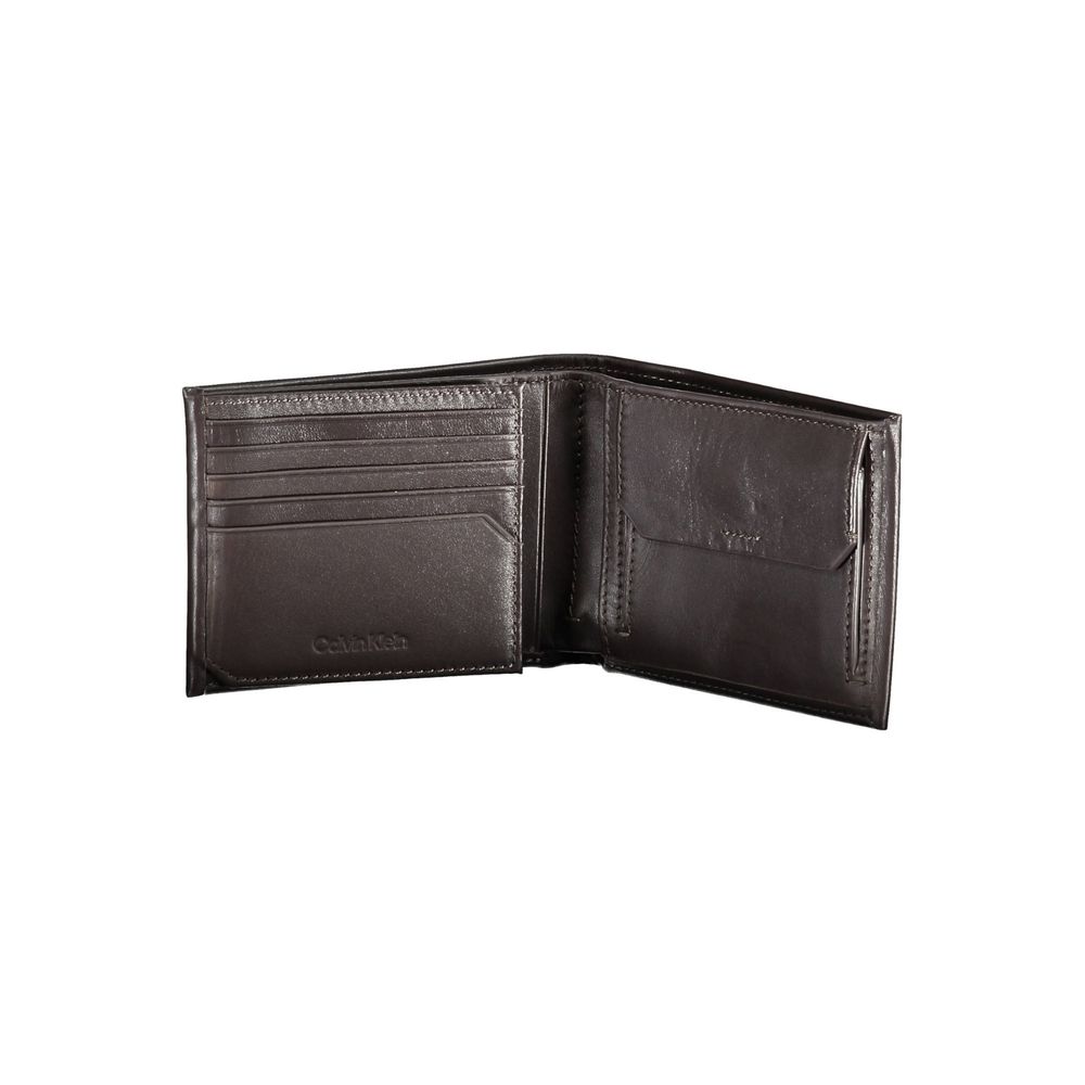 Calvin Klein Brown Leather Men Wallet