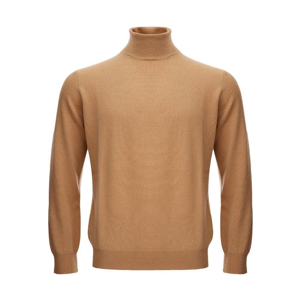 KANGRA Brown Wool Turtleneck 1728,67397976224,Brown,Clothing,IT50 | L,IT54 | XXL,KANGRA,Men,Men - Clothing,New with tags,Sweaters - Clothing,Sweaters - Men - Clothing,Turtlenecks - Sweaters - Clothing