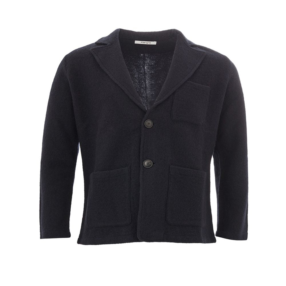 KANGRA Blue Wool Blazer 1728,67397976224,Blazers - Men - Clothing,Blazers - Suits & Blazers - Clothing,Blue,Clothing,IT50 | L,KANGRA,Men,Men - Clothing,New with tags,Suits & Blazers - Clothing