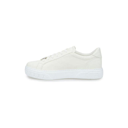 Casadei White Leather Athletic Sneakers