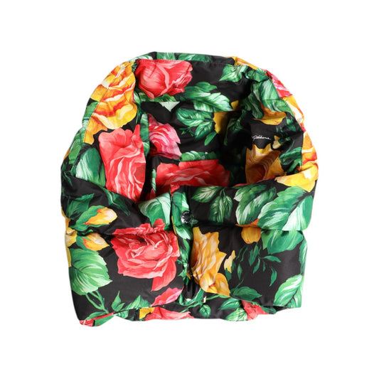 Dolce & Gabbana Multicolor Floral Print Whole Head Wrap Hat 1728,57 cm|S,67345645728,Accessories,Dolce & Gabbana,Hat - Women - Accessories,Hats - Accessories,Material: 100% Polyester,Multicolor,New with tags,Sunhats - Hats - Accessories,Women,Women - Acce