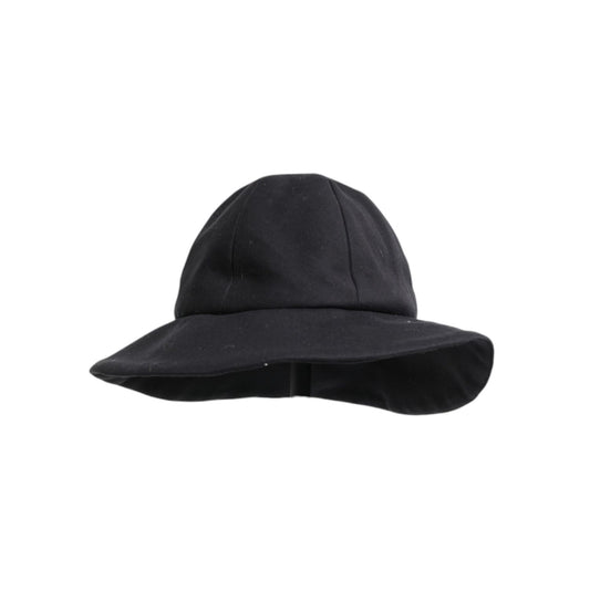 Dolce & Gabbana Black Cotton Wide Brim Bucket Hat 1728,57 cm|S,67345645728,Accessories,Black,Bucket Hats - Hats - Accessories,Dolce & Gabbana,Hat - Women - Accessories,Hats - Accessories,Materials: 98% Cotton 2% Silk,New with tags,Women,Women - Accessorie