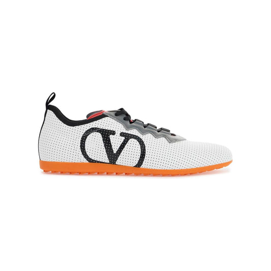 Valentino Garavani sneaker in white polyurethane with high breathability and hook-and-loop closure Sneakers Valentino Garavani