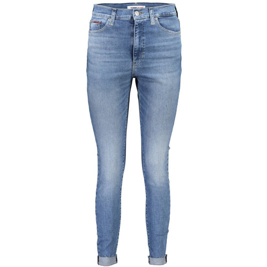 Tommy Hilfiger Azzurro Cotton Women's Skinny Jeans 1728,67403481248,Blue,Clothing,Jeans Denim - Clothing,New with tags,Skinny Jeans - Jeans Denim - Clothing,Tommy Hilfiger,W26 | L30,W27 | L30,W28 | L30,W29 | L30,W30 | L30,W31 | L30,W32 | L30,Women