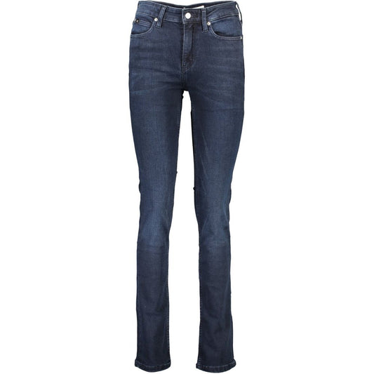 Calvin Klein Blu Cotton Women Jeans 1728,67403481248,Blue,Calvin Klein,Clothing,Jeans Denim - Clothing,New with tags,Slim Fit Jeans - Jeans Denim - Clothing,W25 | L32,Women