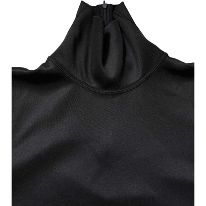 Dolce & Gabbana Black Polyester Turtleneck Pullover Sweater 1728,67345645728,Black,Clothing,Dolce & Gabbana,IT48 | M,IT50 | L,IT52 | XL,Material: 92% Polyester 8% Elastane,Men,Men - Clothing,New with tags,Sweaters - Clothing,Sweaters - Men - Clothing,Turt