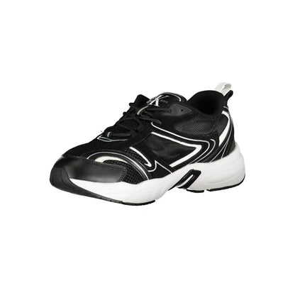 Calvin Klein Black Polyurethane Men's Sneaker 1728,67403481248,Athletic - Sneakers - Shoes,Black,Calvin Klein,EU40/US7,EU41/US8,EU42/US9,EU43/US10,EU44/US11,Men,New with tags,Shoes,Sneakers - Shoes