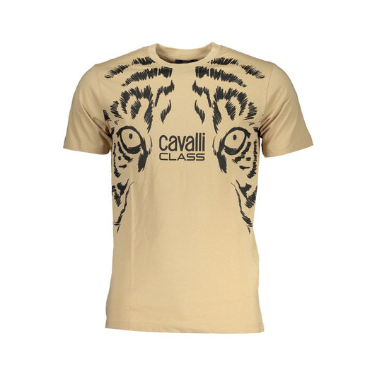 Cavalli Class Beige Cotton Men's T-Shirt 1728,67403481248,Beige,Cavalli Class,Clothing,L,Men,New with tags,T-Shirts - Clothing,T-Shirts - T-Shirts - Clothing,XL,XXL