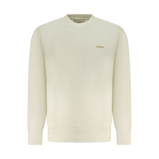 Calvin Klein Beige Cotton Men's Sweatshirt 1728,67403481248,Beige,Calvin Klein,Clothing,L,M,Men,New with tags,Sweaters - Clothing,Sweatshirts - Sweaters - Clothing