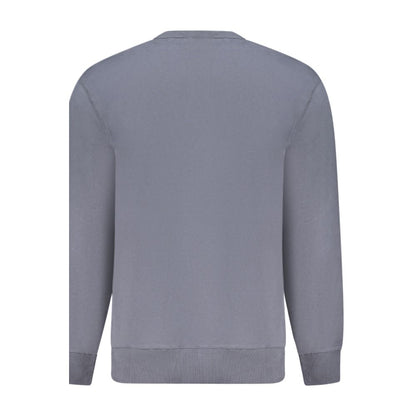 Calvin Klein Blue Cotton Men Sweater 1728,67403481248,Blue,Calvin Klein,Clothing,Men,New with tags,Sweaters - Clothing,Sweatshirts - Sweaters - Clothing,XL,XXL