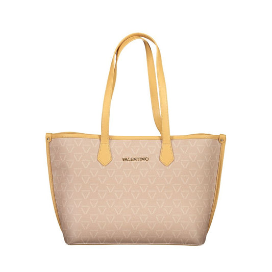 Mario Valentino Beige Polyurethane Women Shoulder Bag 1728,67403481248,Bags,Beige,Handbags - Bags,Mario Valentino,New with tags,Women