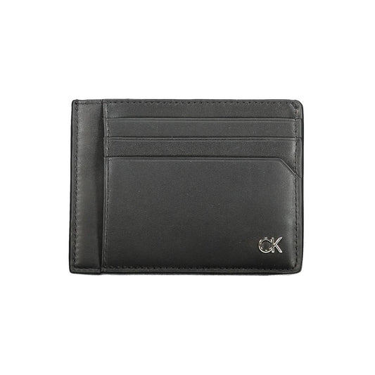 Calvin Klein Black Leather Men Wallet