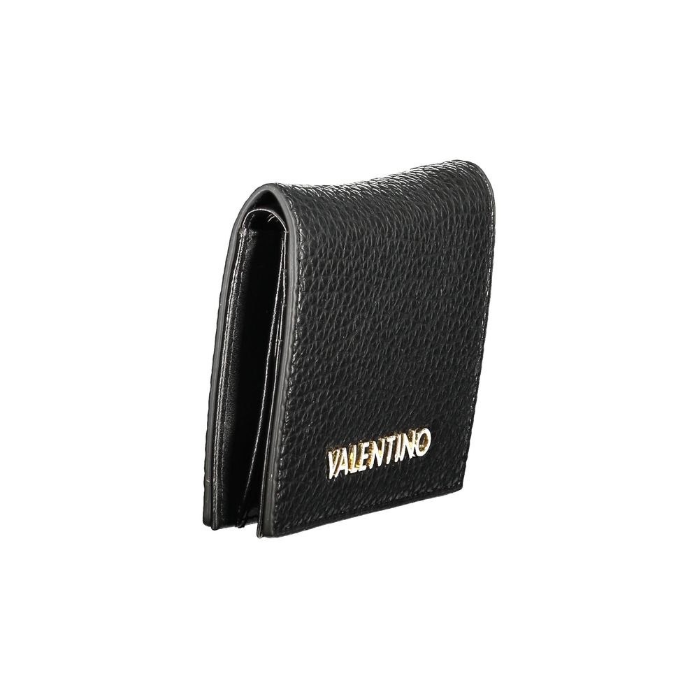 Mario Valentino Black Polyurethane Women Wallet