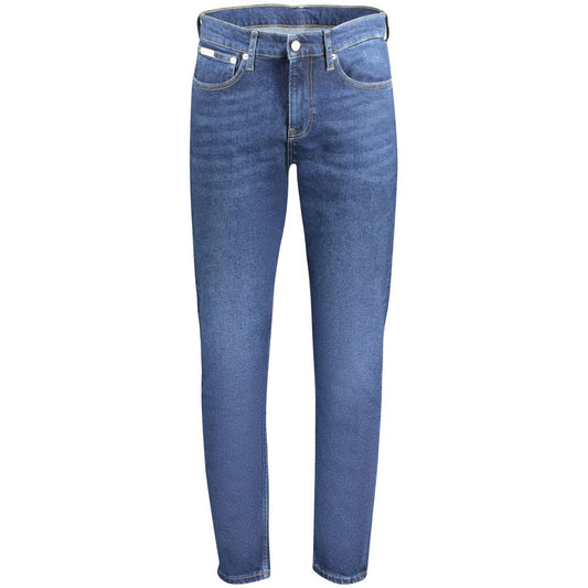 Calvin Klein Blu Cotton Men Jeans 1728,67403481248,Blue,Calvin Klein,Clothing,Jeans Denim - Clothing,Men,New with tags,Slim Fit Jeans - Jeans Denim - Clothing,Tapered Jeans - Jeans Denim - Clothing,W28 | L32,W29 | L32,W30 | L32