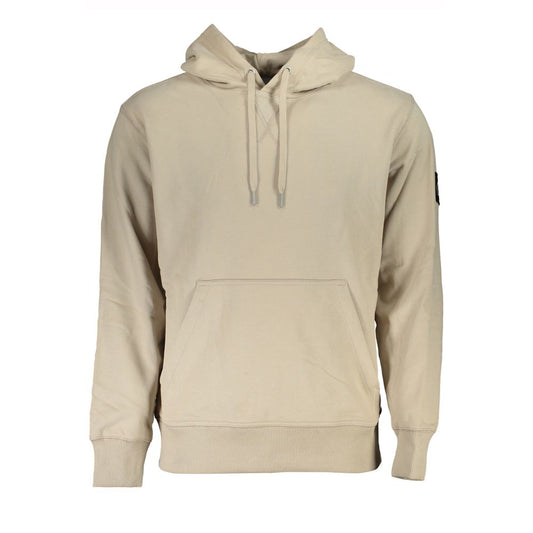 Calvin Klein Beige Cotton Men's Sweatshirt 1728,67403481248,Beige,Calvin Klein,Clothing,Men,New with tags,S,Sweaters - Clothing,Sweatshirts - Sweaters - Clothing