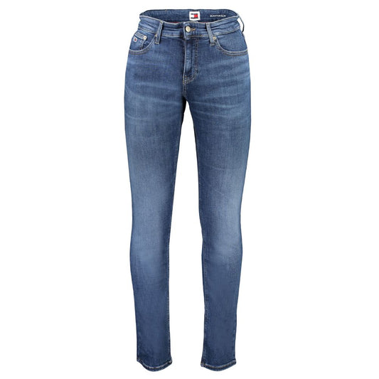 Tommy Hilfiger Blu Cotton Men Jeans 1728,67403481248,Blue,Clothing,Jeans Denim - Clothing,Men,New with tags,Slim Fit Jeans - Jeans Denim - Clothing,Tommy Hilfiger,W28 | L32,W29 | L32,W30 | L32