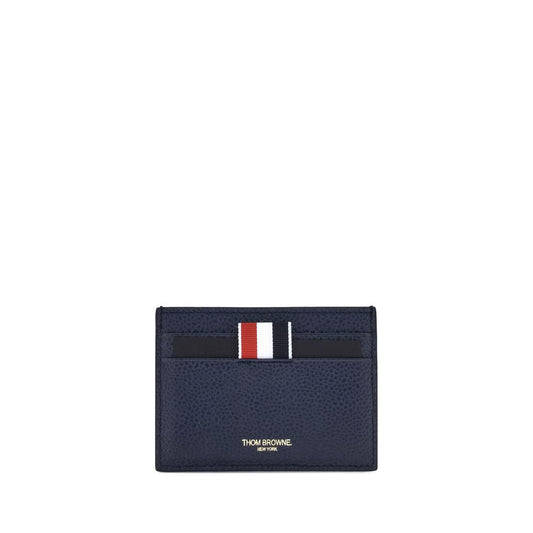 Thom Browne Blue Calf Leather Bos Taurus Wallet