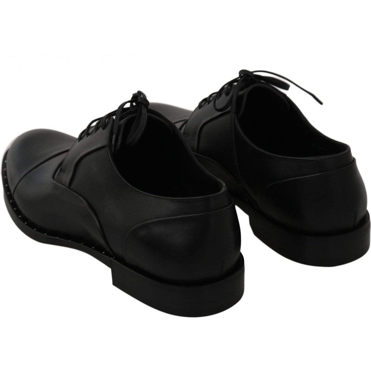Dolce & Gabbana Black Leather Derby Formal Shoes 1728,67345645728,Black,Dolce & Gabbana,EU39/US6,Formal - Men - Shoes,Material: Leather,Men,Men - Shoes,New with tags,Oxfords and Derbies - Shoes,Shoes