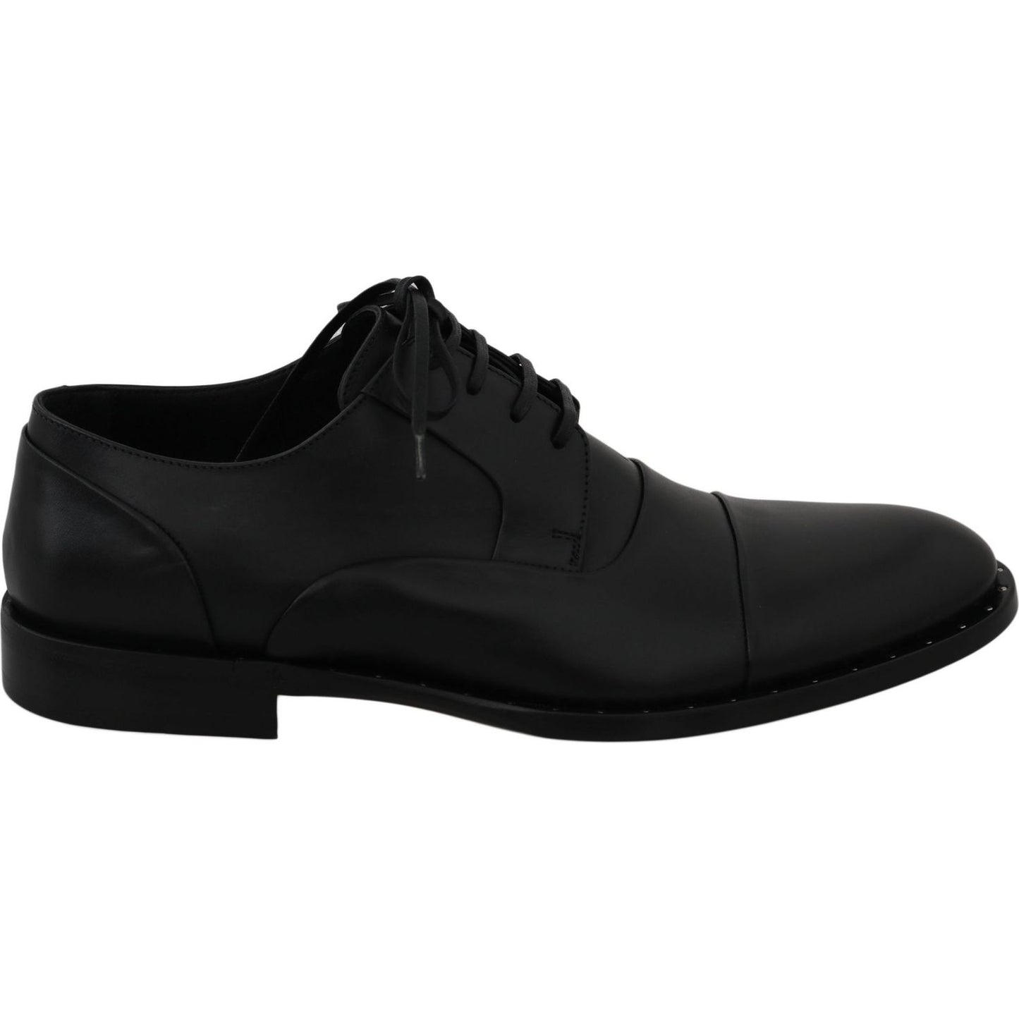 Dolce & Gabbana Black Leather Derby Formal Shoes 1728,67345645728,Black,Dolce & Gabbana,EU39/US6,Formal - Men - Shoes,Material: Leather,Men,Men - Shoes,New with tags,Oxfords and Derbies - Shoes,Shoes