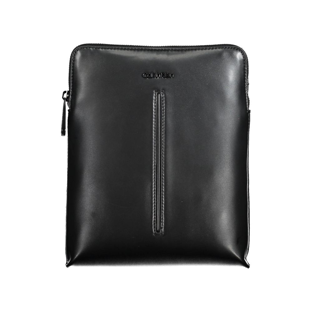 Calvin Klein Black Polyurethane Men's Shoulder Bag 1728,67403481248,Bags,Black,Calvin Klein,Men,New with tags,Shoulder Bags - Bags