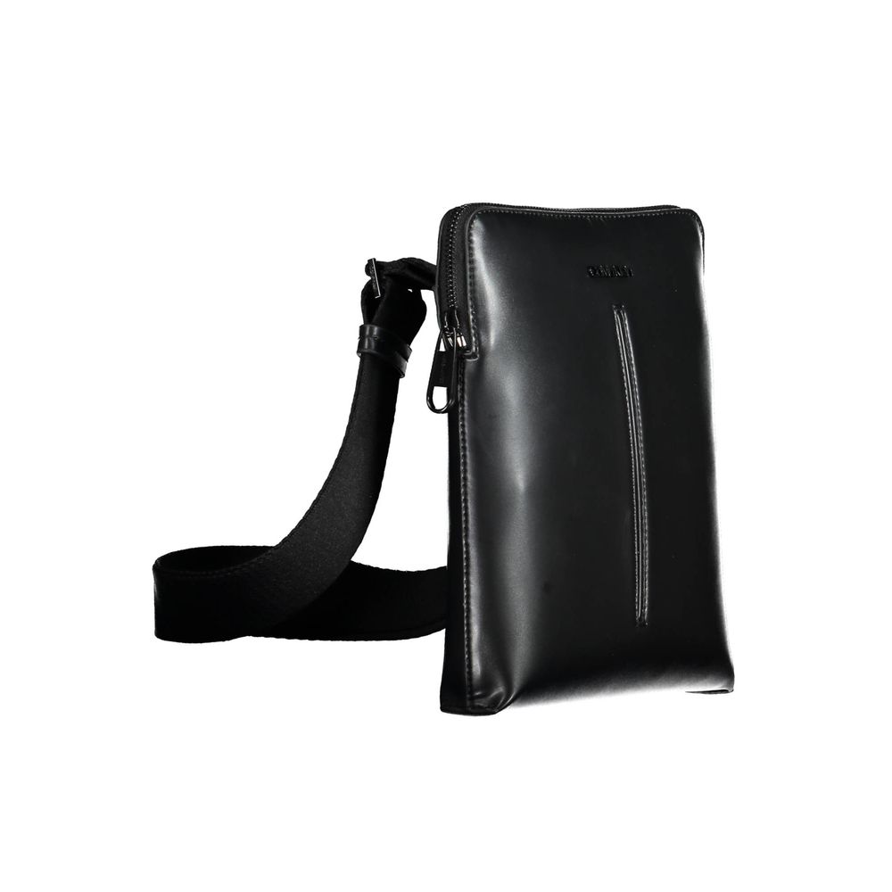 Calvin Klein Black Polyurethane Men's Shoulder Bag 1728,67403481248,Bags,Black,Calvin Klein,Men,New with tags,Shoulder Bags - Bags