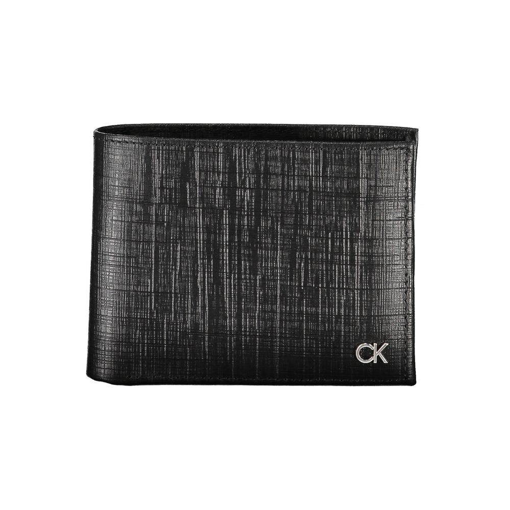 Calvin Klein Black Leather Mens Wallet