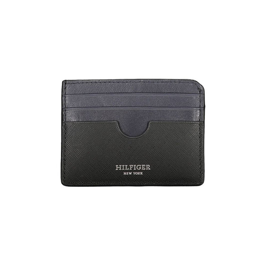 Tommy Hilfiger Black Leather Men Wallet
