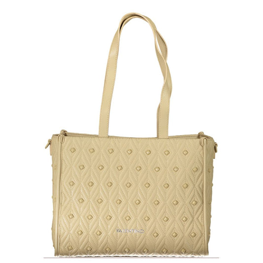Mario Valentino Beige Polyurethane Women Handbag 1728,67403481248,Bags,Beige,Handbags - Bags,Mario Valentino,New with tags,Women