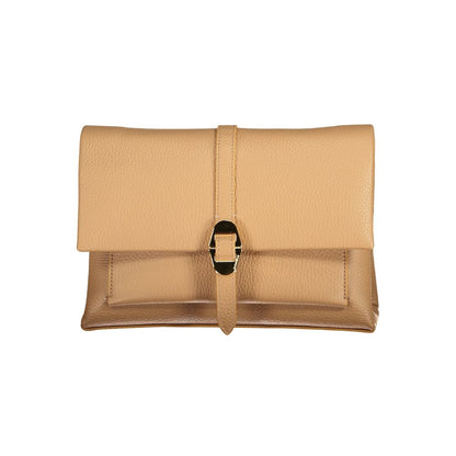 Coccinelle Marrone Leather Women Handbag