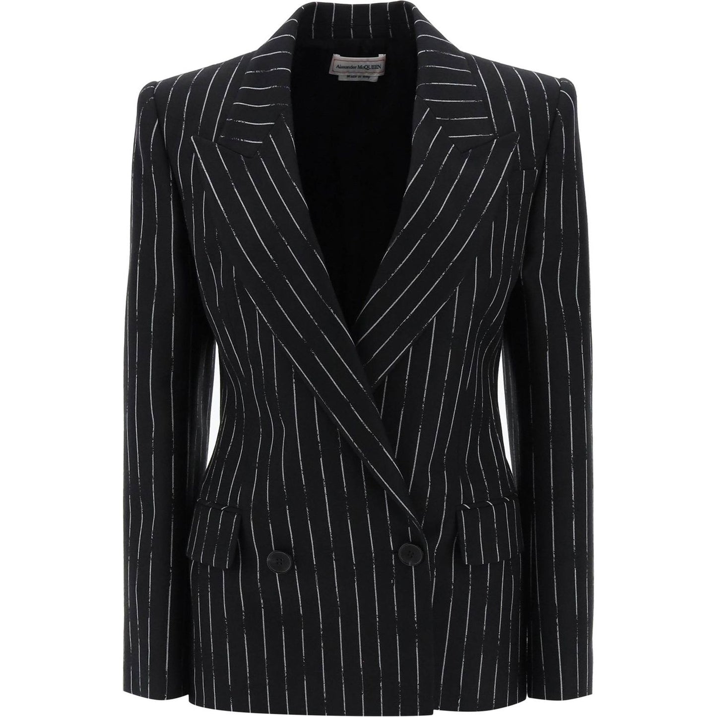 Alexander Mcqueen broken pinstripe jacket Jackets Alexander Mcqueen