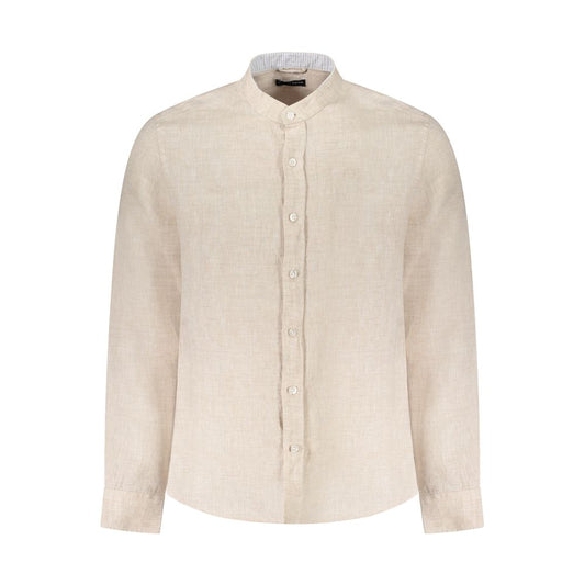 North Sails Beige Linen Men Shirt 1728,67403481248,Beige,Clothing,Denim - Shirts - Clothing,L,Men,New with tags,North Sails,S,Shirts - Clothing,XL