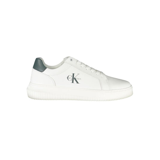 Calvin Klein Bianco Polyurethane Men Sneaker 1728,67403481248,Athletic - Sneakers - Shoes,Calvin Klein,EU40/US7,EU42/US9,EU43/US10,EU44/US11,EU45/US12,Men,New with tags,Shoes,Sneakers - Shoes,White