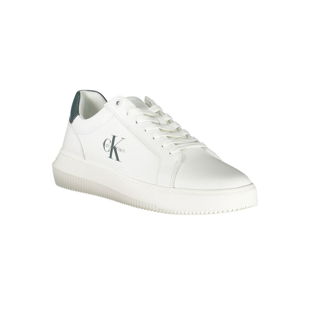Calvin Klein Bianco Polyurethane Men Sneaker 1728,67403481248,Athletic - Sneakers - Shoes,Calvin Klein,EU40/US7,EU42/US9,EU43/US10,EU44/US11,EU45/US12,Men,New with tags,Shoes,Sneakers - Shoes,White
