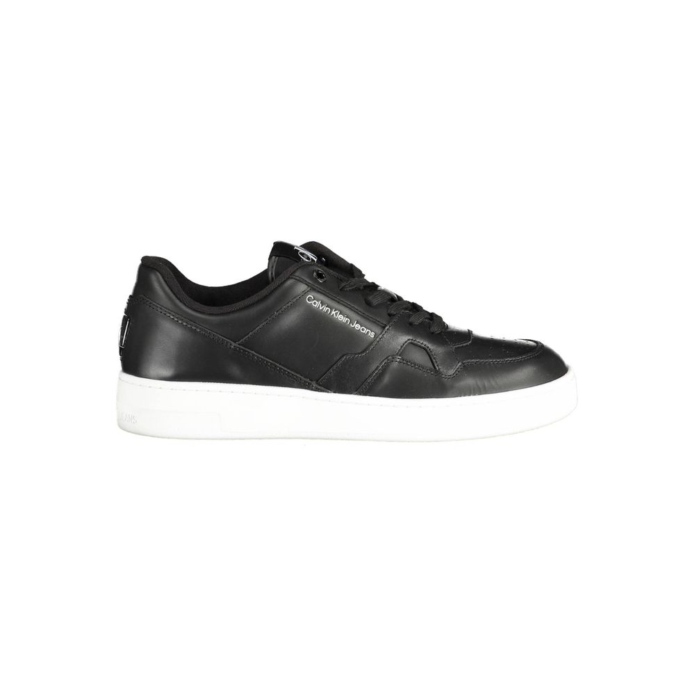 Calvin Klein Black Polyester Men Sneaker 1728,67403481248,Athletic - Sneakers - Shoes,Black,Calvin Klein,EU42/US9,EU43/US10,Men,Men - Shoes,New with tags,Shoes,Sneakers - Men - Shoes,Sneakers - Shoes