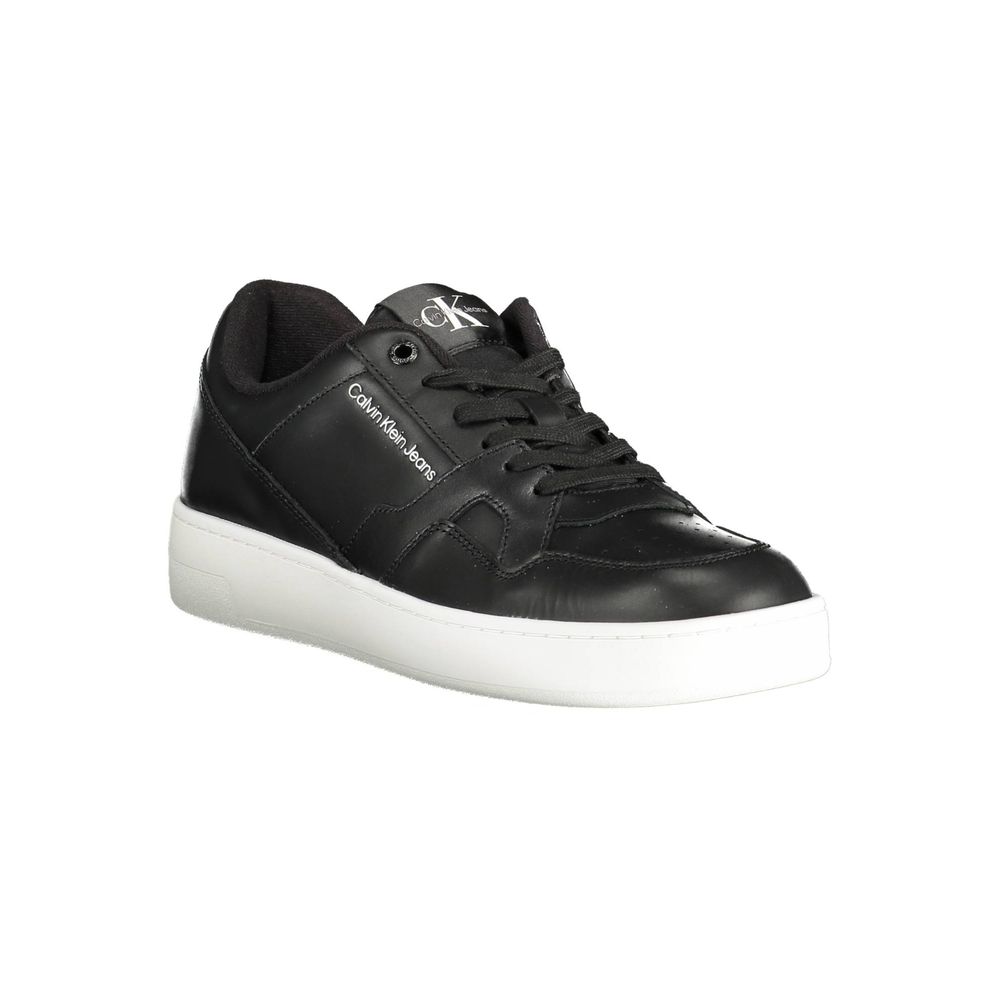 Calvin Klein Black Polyester Men Sneaker 1728,67403481248,Athletic - Sneakers - Shoes,Black,Calvin Klein,EU42/US9,EU43/US10,Men,Men - Shoes,New with tags,Shoes,Sneakers - Men - Shoes,Sneakers - Shoes