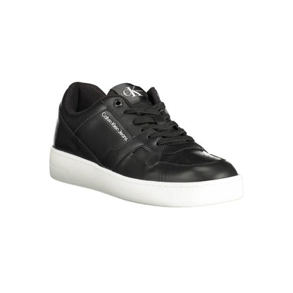Calvin Klein Black Polyester Men Sneaker 1728,67403481248,Athletic - Sneakers - Shoes,Black,Calvin Klein,EU42/US9,EU43/US10,Men,Men - Shoes,New with tags,Shoes,Sneakers - Men - Shoes,Sneakers - Shoes