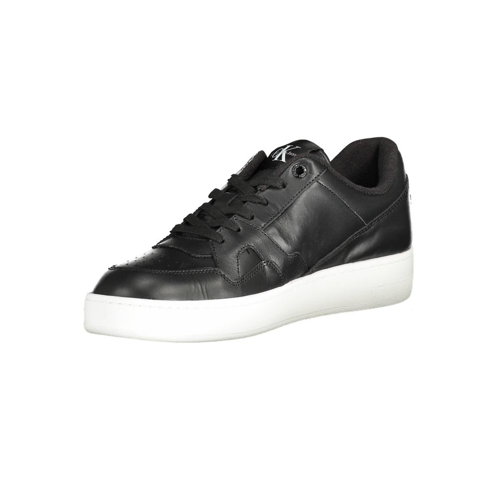 Calvin Klein Black Polyester Men Sneaker 1728,67403481248,Athletic - Sneakers - Shoes,Black,Calvin Klein,EU42/US9,EU43/US10,Men,Men - Shoes,New with tags,Shoes,Sneakers - Men - Shoes,Sneakers - Shoes