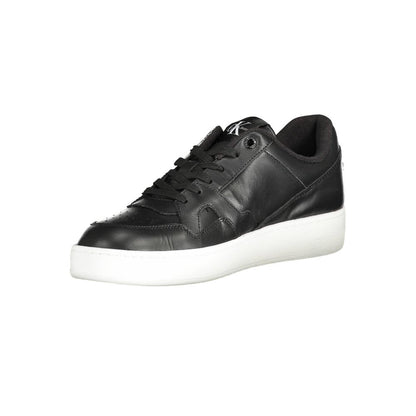 Calvin Klein Black Polyester Men Sneaker 1728,67403481248,Athletic - Sneakers - Shoes,Black,Calvin Klein,EU42/US9,EU43/US10,Men,Men - Shoes,New with tags,Shoes,Sneakers - Men - Shoes,Sneakers - Shoes