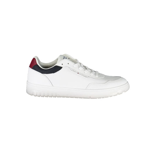 Tommy Hilfiger Bianco Leather Men Sneaker 1728,67403481248,Athletic - Sneakers - Shoes,EU40/US7,Men,New with tags,Shoes,Sneakers - Shoes,Tommy Hilfiger,White