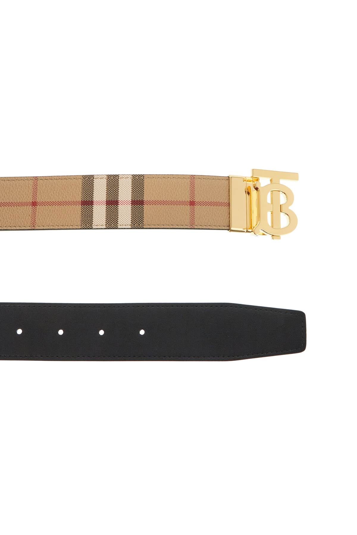 Burberry Burberry reversible tb check belt